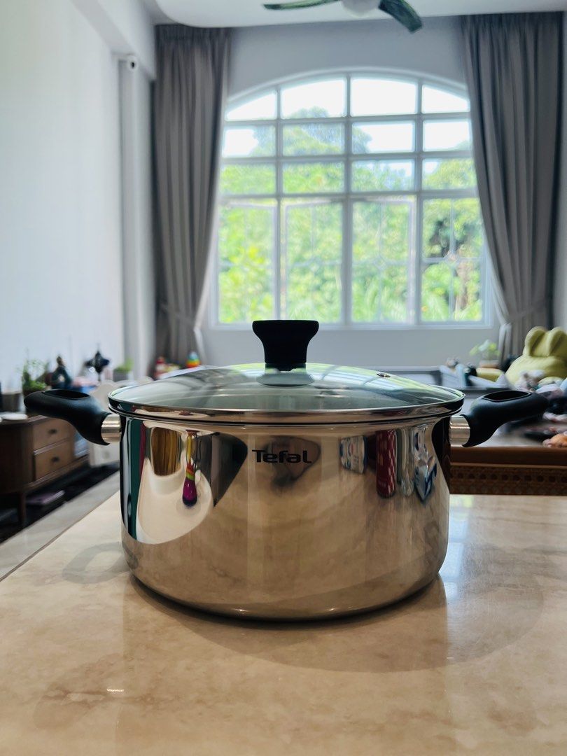 Brand New Tefal 24cm Stainless Steel StewPot with Lid