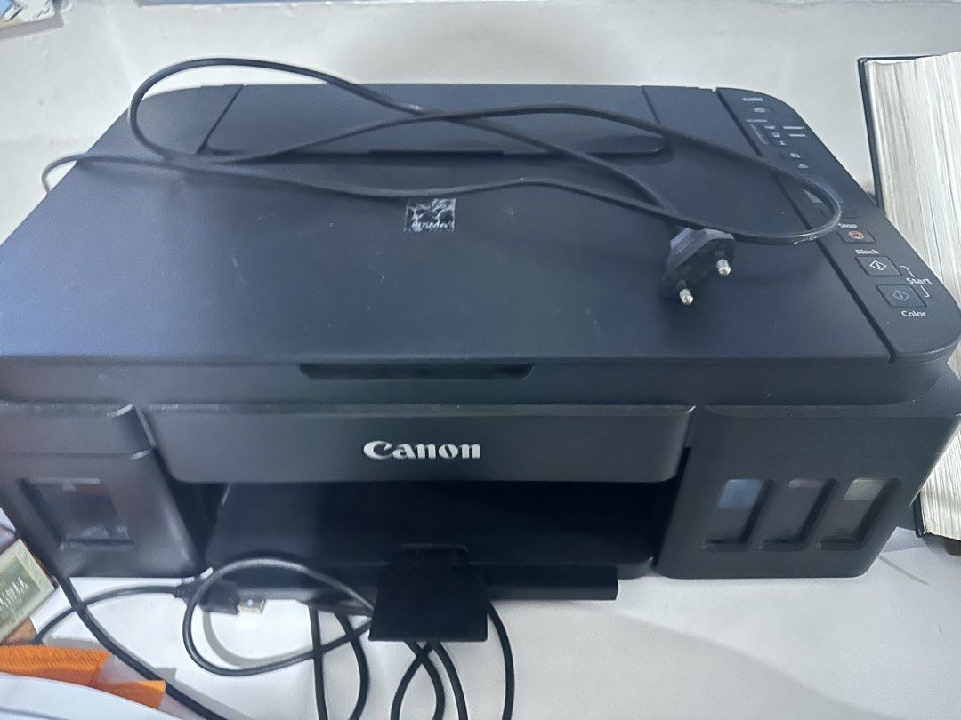 Canon G3010 Printer (Category: Printers, Scanners & Copiers) located in Marikina City. Submitted by shicqt (Listing ID 1441197531, Image 1). Description: - Canon G3010 Printer - Wireless and Network Capable - Black and Color Printing and scanning - Includes Power Cord, Canon CD and connector to computer/laptop - Tested and Working - Ideal for Home or Office Use Rfs: not using anymore. Ink needs to be refilled. Barely used Location Marikina.