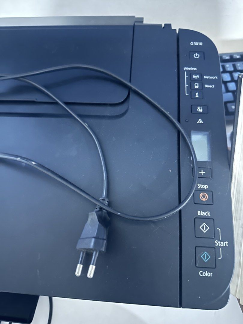 Canon G3010 Printer (Category: Printers, Scanners & Copiers) located in Marikina City. Submitted by shicqt (Listing ID 1441197531, Image 2). Description: - Canon G3010 Printer - Wireless and Network Capable - Black and Color Printing and scanning - Includes Power Cord, Canon CD and connector to computer/laptop - Tested and Working - Ideal for Home or Office Use Rfs: not using anymore. Ink needs to be refilled. Barely used Location Marikina.
