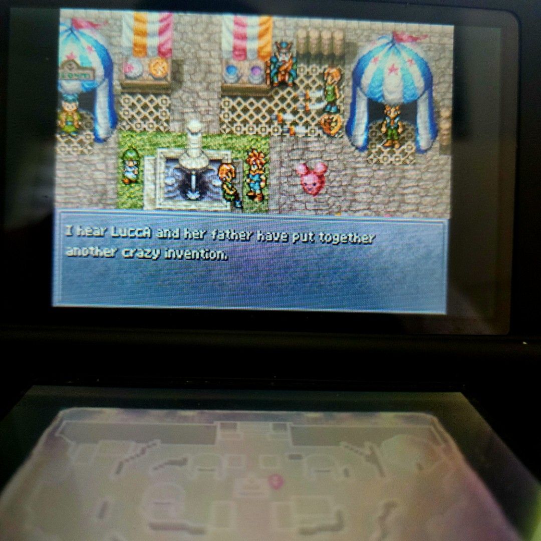 Chrono Trigger Nintendo DS Game (Category: Nintendo) located in Daraga. Submitted by Tumblebox (Listing ID 1441203146, Image 2). Description: Authentic Chrono Trigger for Nintendo DS Complete game cartridge, case and manual. Dual Language: English and Japanese Region free. Good condition Tested Working..