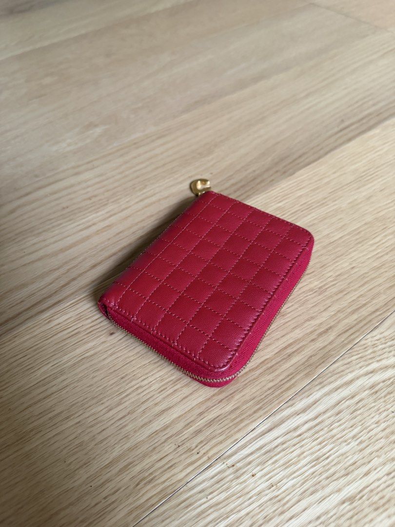 Celine Red Compact Calf Skin Short Wallet (Category: Luxury Bags & Wallets) located in Pasay City. Submitted by elleventh (Listing ID 1441214608, Image 2). Description: - Rank A - 4.25” x 3.5” x 1” All items are guaranteed authentic and are personally curated and sourced by the founder. If you wish to get a certificate of authenticity from a trusted third party company, you may message us for more details. Elleventh PH is not affiliated or associ