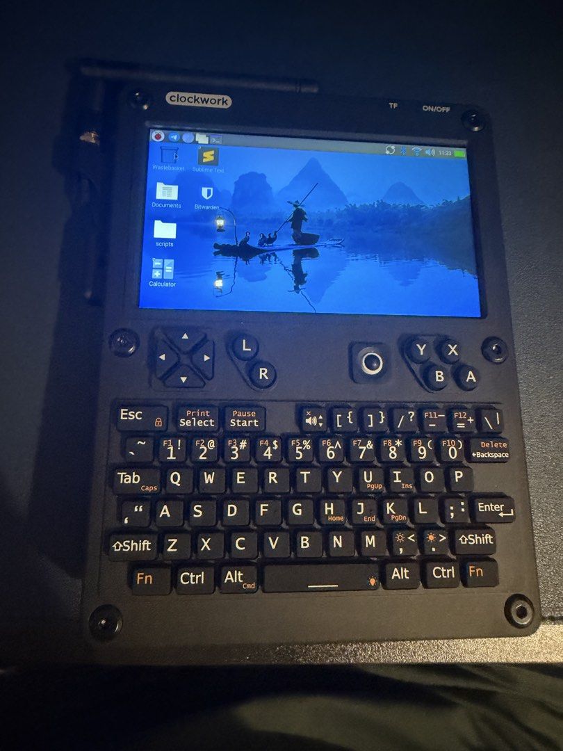 Clockwork uConsole handheld PC with compute module 4 and extras470284247175024642