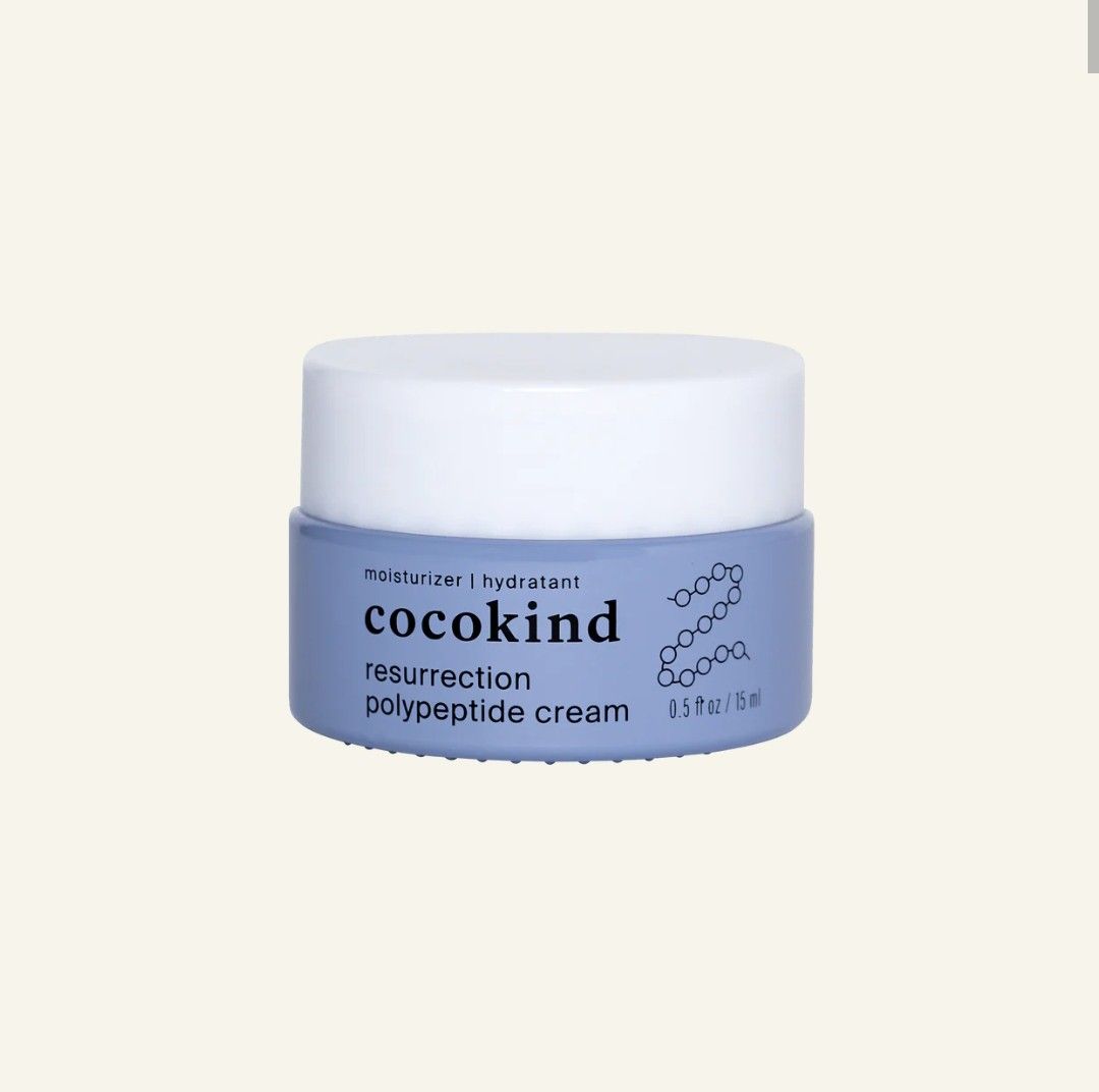 Cocokind Resurrection Polypeptide Cream (Category: Face Care) located in Davao. Submitted by fancyfinds.ph (Listing ID 1441201088, Image 2). Description: - Travel-sized version of cocokind's skin-firming rich cream to instantly restore skin's moisture levels and provide increased plumpness. - A dreamy cushion-like texture hugs the skin while improving radiance, supporting the skin's natural collagen and helping reduce the look of fine lines and w