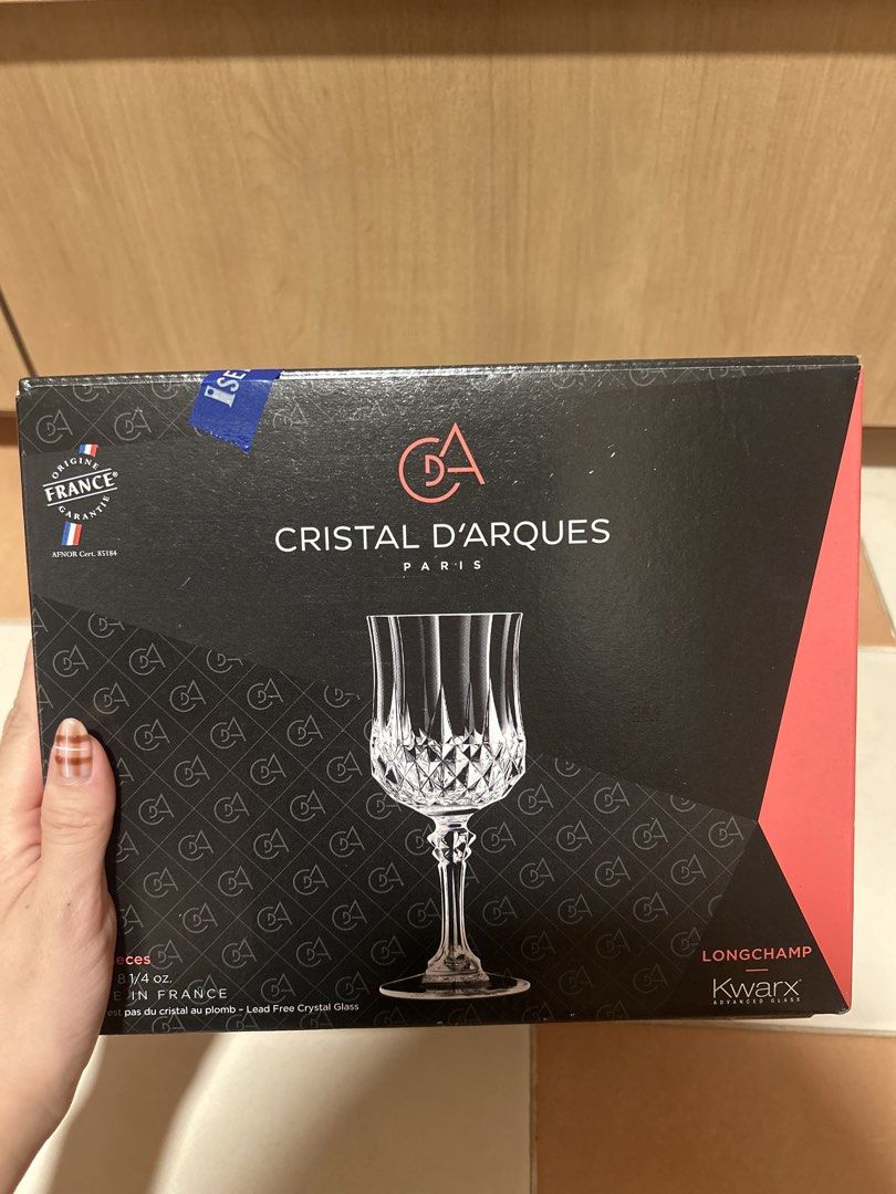 Cristal D'Arques Paris Longchamp Wine Glasses (Set of 6)