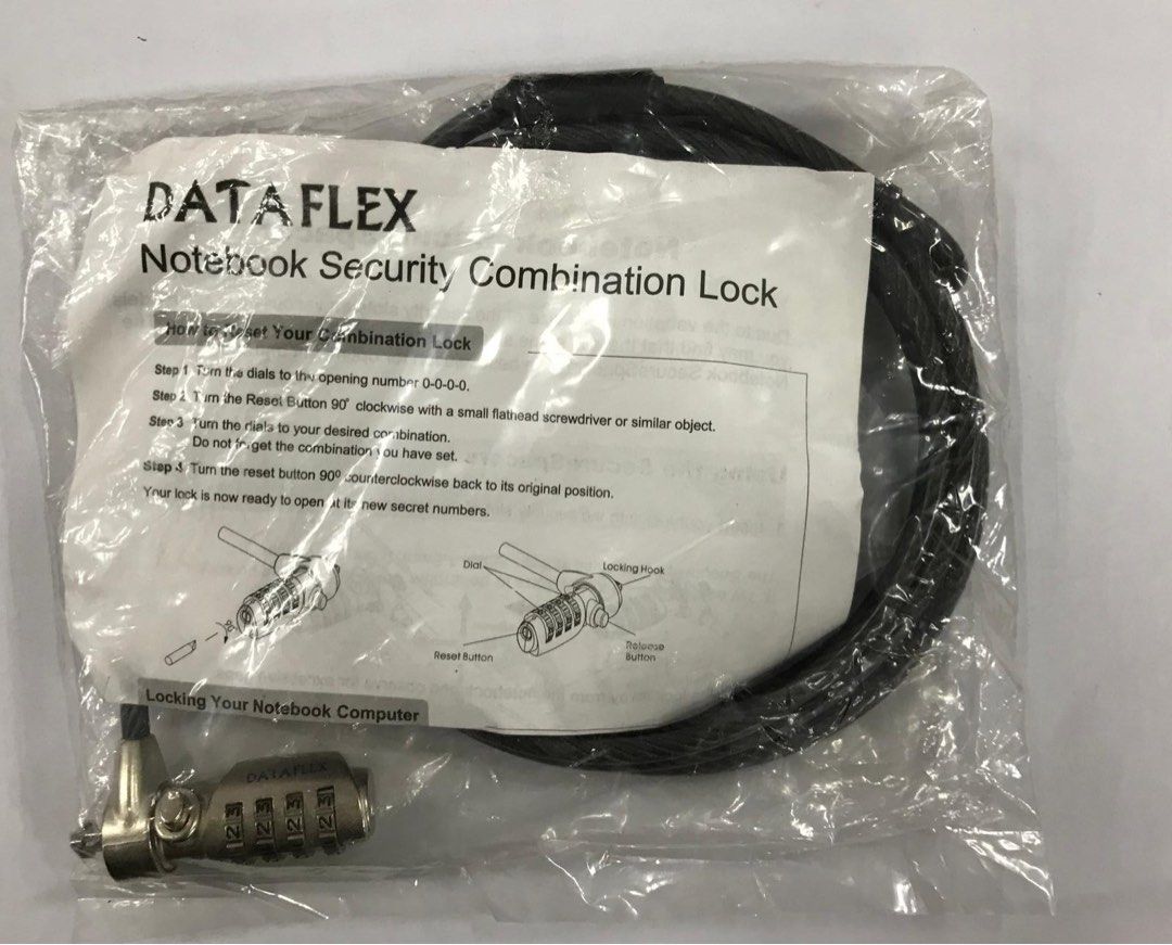 Dataflex Notebook Security Combination Cable Lock470412231233382400