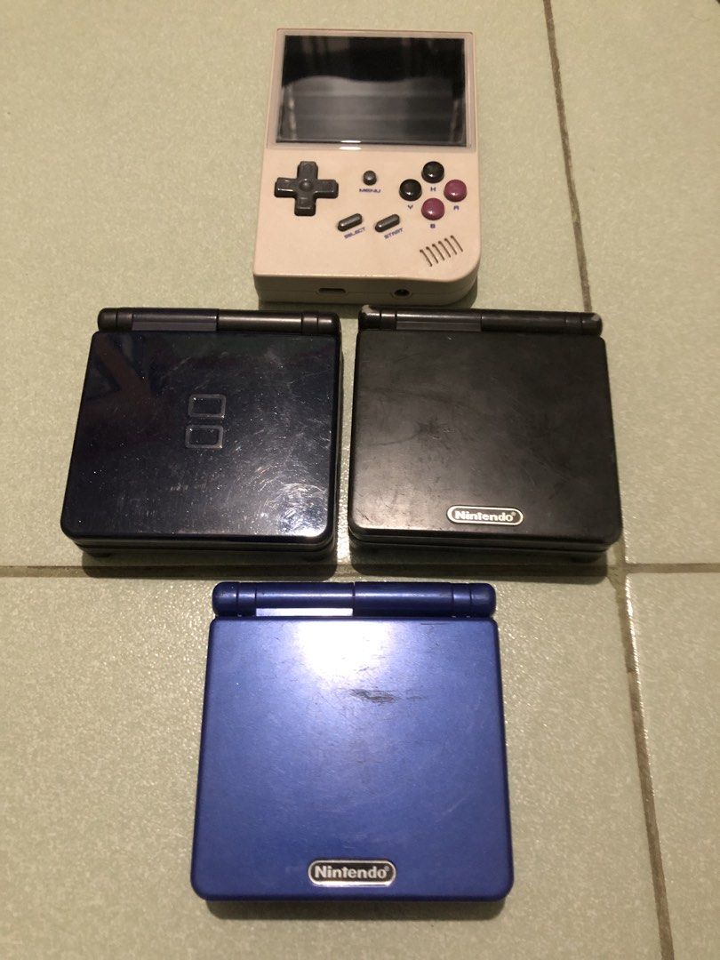 Defective GBA SP units and anbernic handheld (Category: Others) located in Quezon City. Submitted by markgolveo (Listing ID 1441289379, Image 2). Description: Defective GBA SP units and anbernic handheld All items are considered defective Untested for parts out repairs Sba sp units has no batteries Anbernic unit broken screen With power not charging 2 pcs gba sp 100 1 pc game pudding 1 anbernic.
