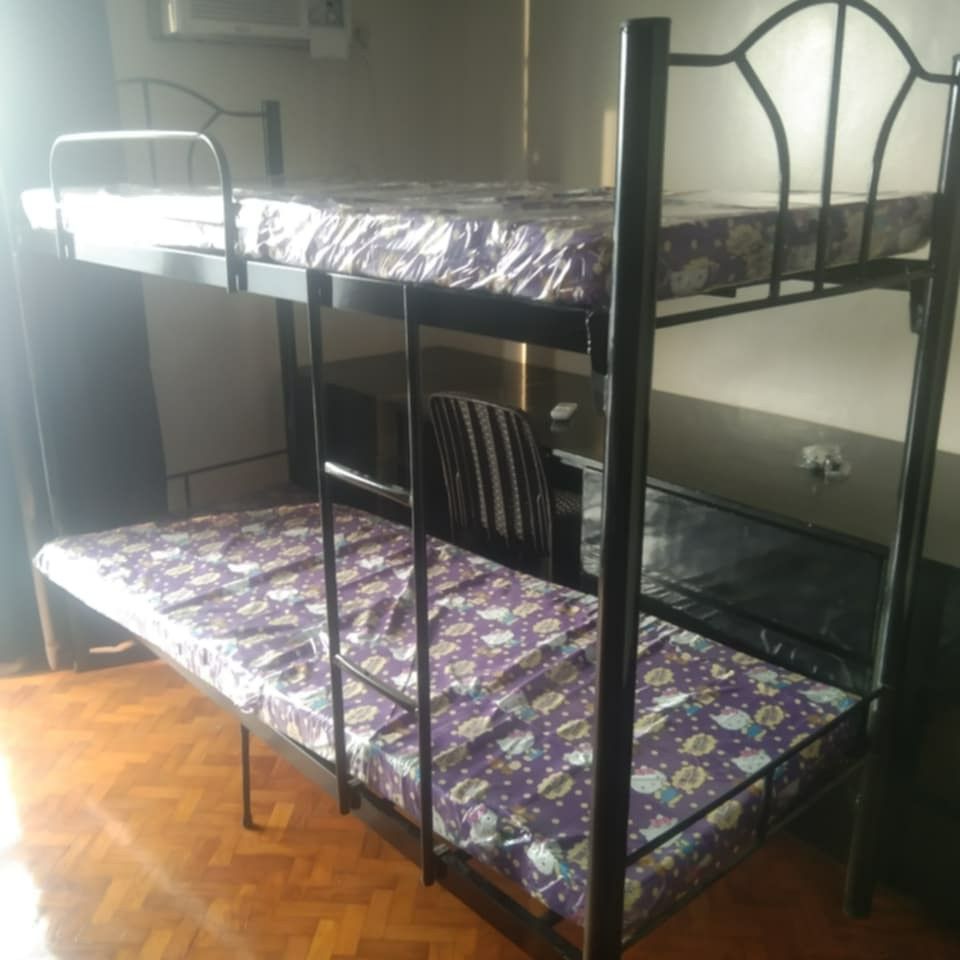 Doubledeck single (Category: Bed Frames & Mattresses) located in Manila. Submitted by 23kcaleon (Listing ID 1441374265, Image 2). Description: CASH ON DELIVERY 💯🌸 We offer Bodega Prices. 🌸SALE❗❗SALE☑️ Order now and we will deliver later. ⬅️ NogC Furniture We offer: 🌸STEELBED FRAME 🌸ELEGANT BED FRAME 🌸DURA FOAM 🌸DOUBLEDECK 🌸SPLIT TYPE BEDFRAME 🌸ORIGINAL URATEX FOAM 🌸DURABOX/CABINETS 🌸DINNING TABLE 🌸L SHAPE SOFA SET 🌸FOLDING BED Our pr