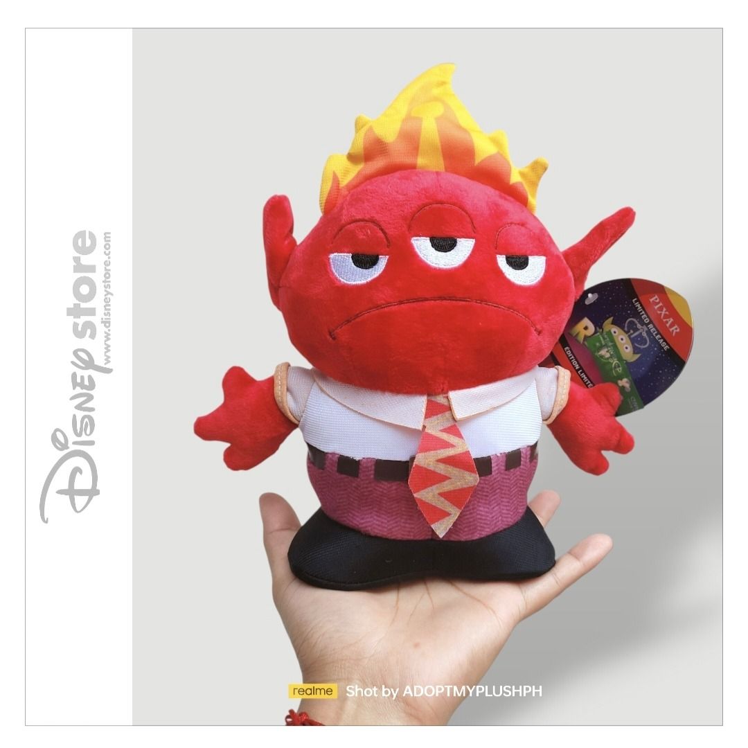 Disney Pixar | Alien Remix, Anger Plush from Inside Out (Category: Plushies & Soft Toys) located in Taguig. Submitted by adopt.my.plush.ph (Listing ID 1441291251, Image 1). Description: ‼️Last Price (LP) Posted Inside Out, Anger - 400 NWT New With Tag by Disney Store Inside Out, Anger - 350.00 NWOT !SOLD! New Without Tag by Disney Store *as is, WYSIWYG ‼️Photos have been uploaded for your reference. Kindly make sure to review them ALL before send