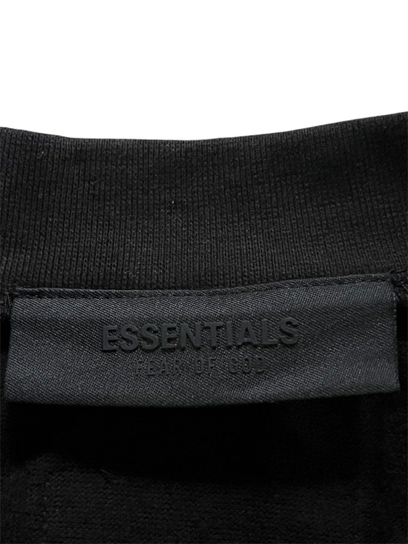 Fear of God Essentials Oversized T-Shirt (Category: Tshirts & Polo Shirts ) located in Davao. Submitted by gotchastuff (Listing ID 1441249785, Image 3). Description: - Brand: Fear of God Essentials - Color: Black - Size: L - Dimes 29x31 - Material: 100% Cotton - Features: Classic Fear of God Essentials logo printed on the front - Style: Essential streetwear staple - Condition: Please check photos for details.