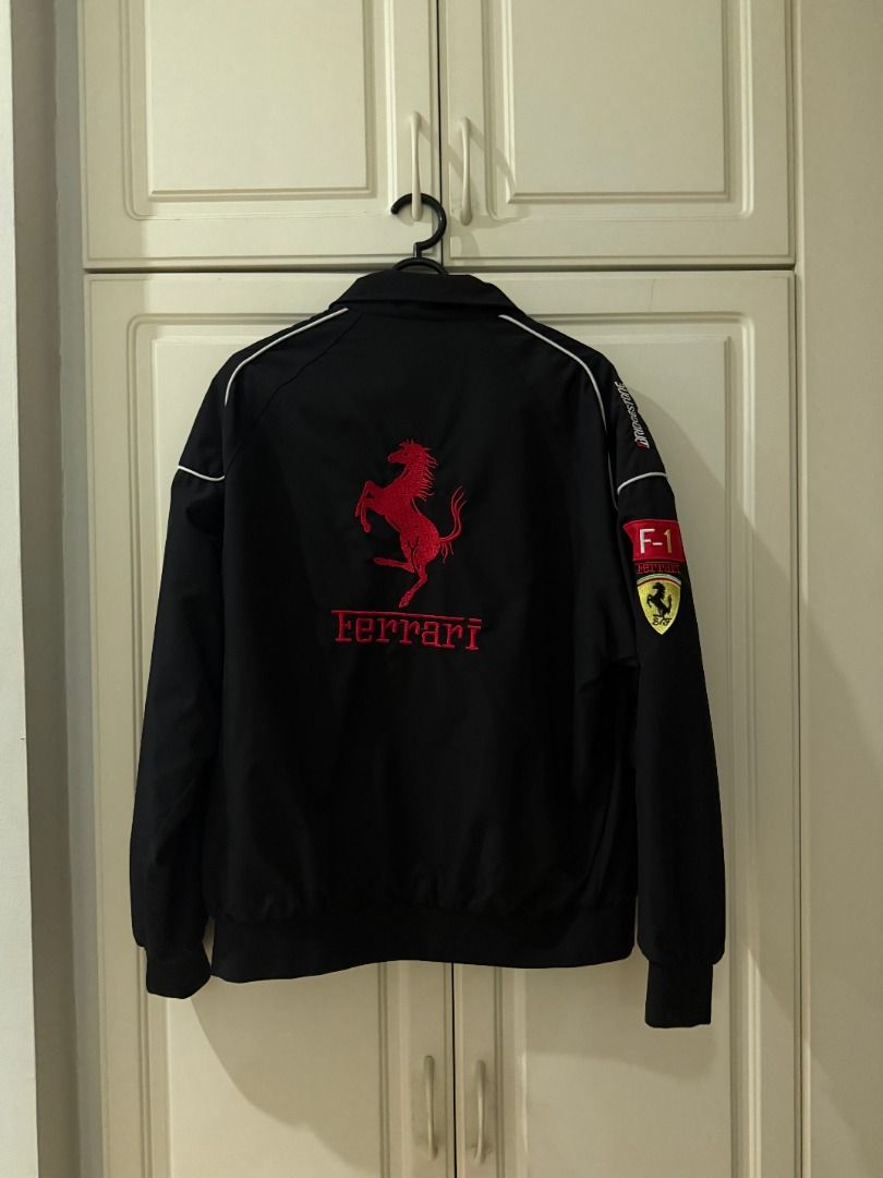 Ferrari F1 Jacket (Category: Coats, Jackets and Outerwear) located in Makati City. Submitted by _sophiatan (Listing ID 1441306692, Image 2). Description: RFS: Decluttering Condition: Like new, barely used *Buyer to pay for shipping fee *Message for more photos.