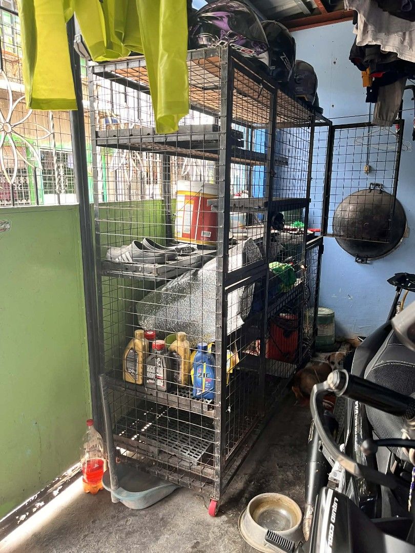 Heavy Duty Metal Wire Storage Rack Shelving Unit (Category: Homes & Other Pet Accessories) located in Cabuyao City. Submitted by maria_thrift221 (Listing ID 1441238332, Image 1). Description: cat cage 6ft by 6ft .