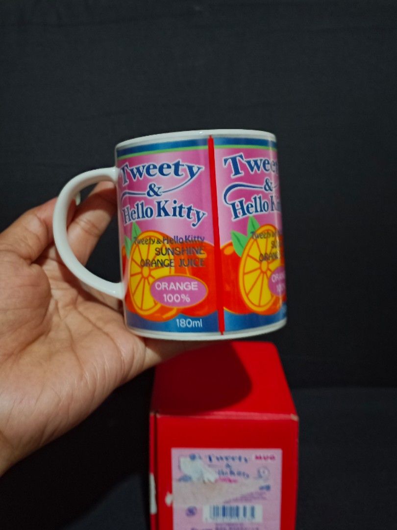 Hello Kitty & Tweety Bird Vintage Mug (Category: Coffee & Tea Tableware) located in Compostela. Submitted by buenaflora04681 (Listing ID 1441254293, Image 3). Description: as is w/the box Brandnew condition Original from Japan Source.