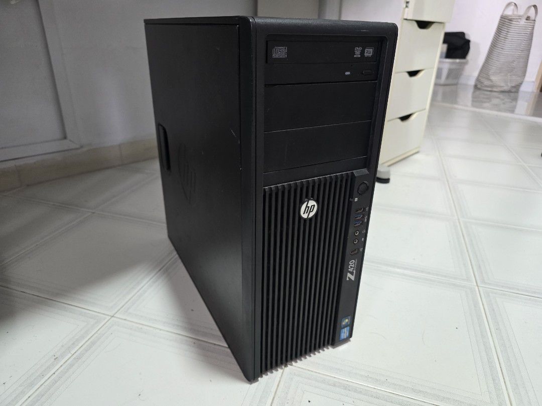 HP Z420 Workstation PC - Intel Xeon E5-1620 with 8GB Ram