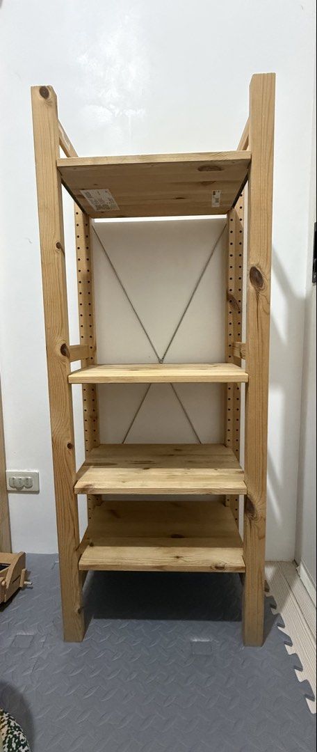 Ikea Ivar (Category: Shelves, Cabinets & Racks) located in Pasig City. Submitted by ceedeevee (Listing ID 1441304159, Image 1). Description: - No issues - Dimensions: Approx. 48cm length, 30cm depth, 124cm height.