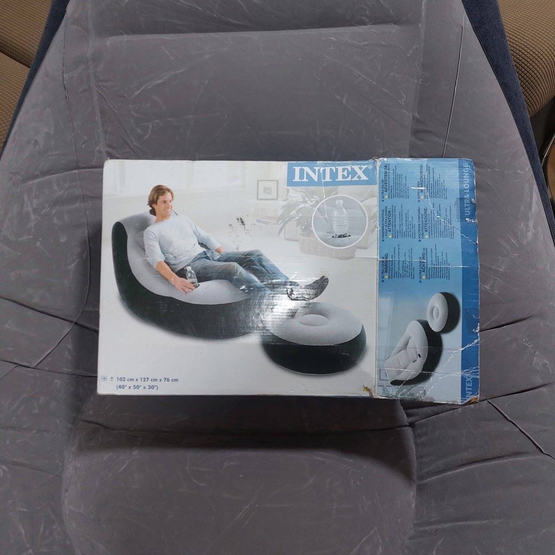 Intex Ultra Lounge Inflatable Chair (Category: Chairs) located in Manila. Submitted by kitares (Listing ID 1441251814, Image 2). Description: No issue.