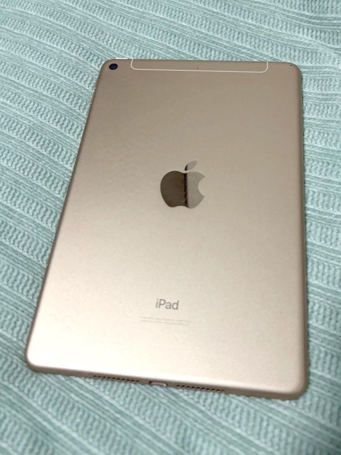 iPad Mini 5th Gen Wi-Fi + Cellular Gold color (Unit Only) (Category: iPad) located in Paranaque City. Submitted by sethtralala (Listing ID 1439384042, Image 2). Description: iPad Mini 5th Gen Wi-Fi + Cellular Gold color (Unit Only) for sale! Lady owned and lightly used LCD working; with tempered glass No scratches Inclusions: Box, Case, Optional pen freebie (not apple pen) No more original charger and cable .