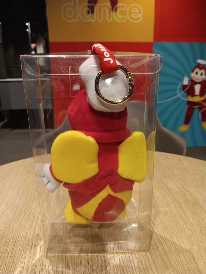 Jollibee Limited Edition Bag Charm (Category: Character Goods) located in Paranaque City. Submitted by InquisiToyz (Listing ID 1441369423, Image 2). Description: ​[LIMITED EDITION] Jollibee Mascot Bag Charm / Keychain ​Price: ₱1000 Condition: With protective casing/with original Box ​Description: ​Add a touch of Pinoy pride to your everyday carry! Up for sale is the highly collectible Jollibee Mascot Limited Edition Bag Charm. Whether you’re a se