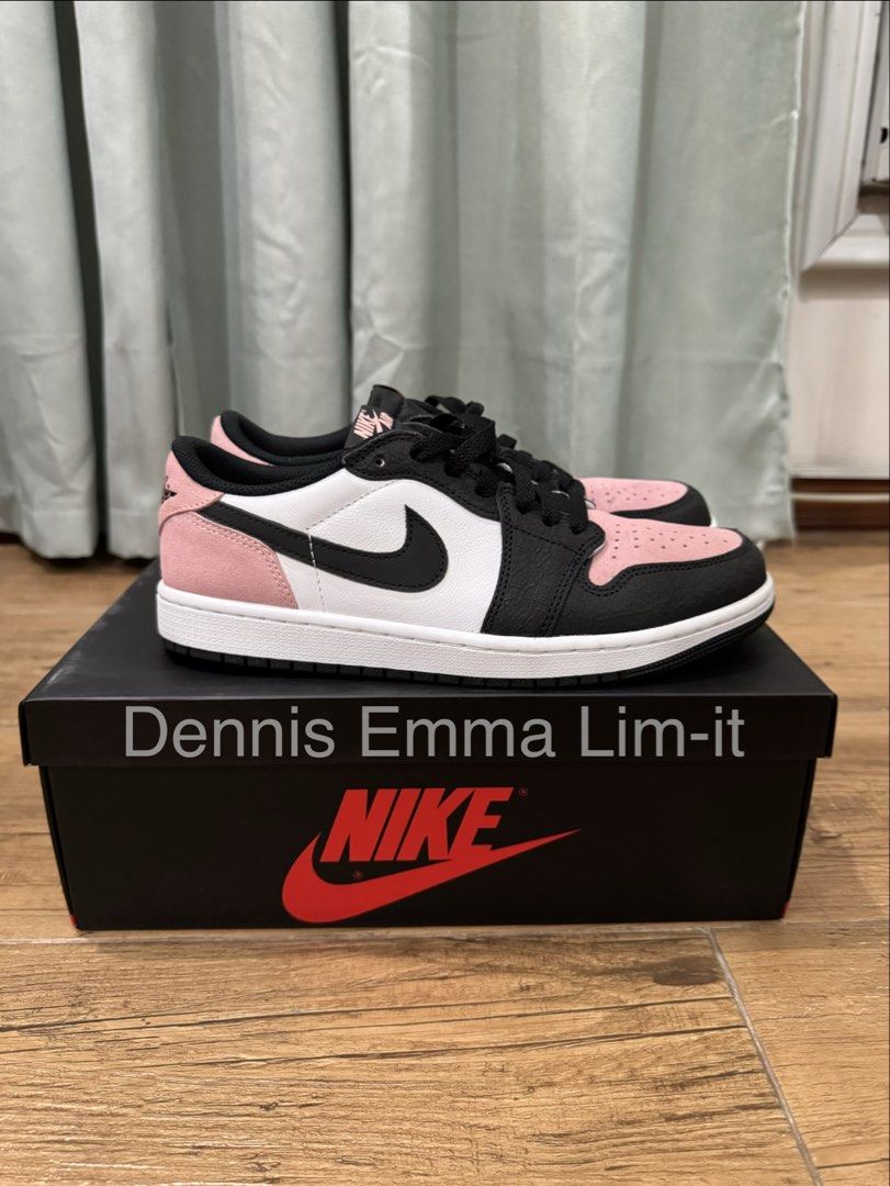 Jordan 1 Low OG - Bleached Coral (Category: Sneakers) located in Rizal. Submitted by icedcoffee07 (Listing ID 1344748360, Image 3). Description: Size 8 used once in a mall negotiable RFS: decluterring buyer to shoulder sf.