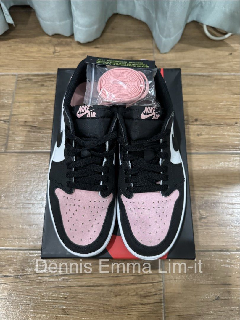 Jordan 1 Low OG - Bleached Coral (Category: Sneakers) located in Rizal. Submitted by icedcoffee07 (Listing ID 1344748360, Image 2). Description: Size 8 used once in a mall negotiable RFS: decluterring buyer to shoulder sf.