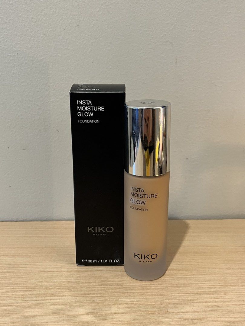 Kiko Milano Insta Moisture Glow Foundation (Category: Makeup) located in Makati City. Submitted by mingiji (Listing ID 1441206898, Image 1). Description: Kiko Milano Insta Moisture Glow Foundation - Authentic and Brand new - Shade 4.5N.