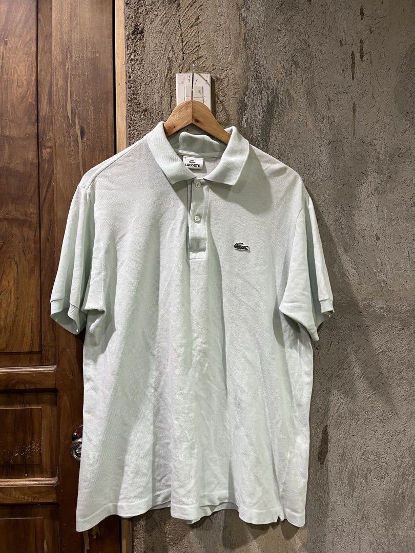 Lacoste Polo Shirt Light Blue Size 5 (Category: Tshirts & Polo Shirts ) located in Manila. Submitted by christian048 (Listing ID 1441223458, Image 1). Description: - Light blue Lacoste polo shirt - Classic design with iconic crocodile logo - Button-up collar - Tag size: 5 - Comfortable cotton material - Ideal for casual or smart-casual outfits - dimes : 21 x 29 - Authentic .