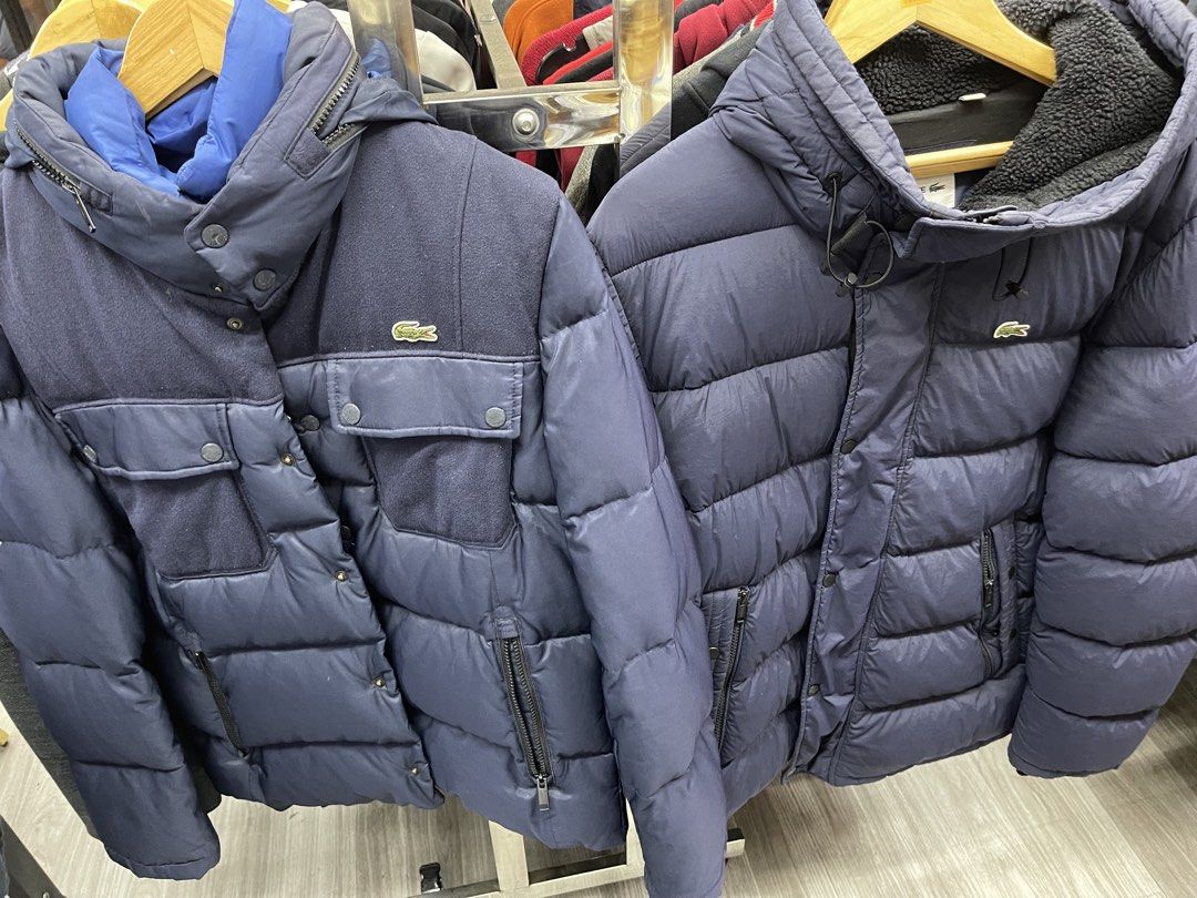 Lacoste puffer jacket (Category: Activewear) located in Baguio. Submitted by edcellchiu02448 (Listing ID 1441280078, Image 1). Description: Lacoste puffer jacket size large 23/30 excillent condition .