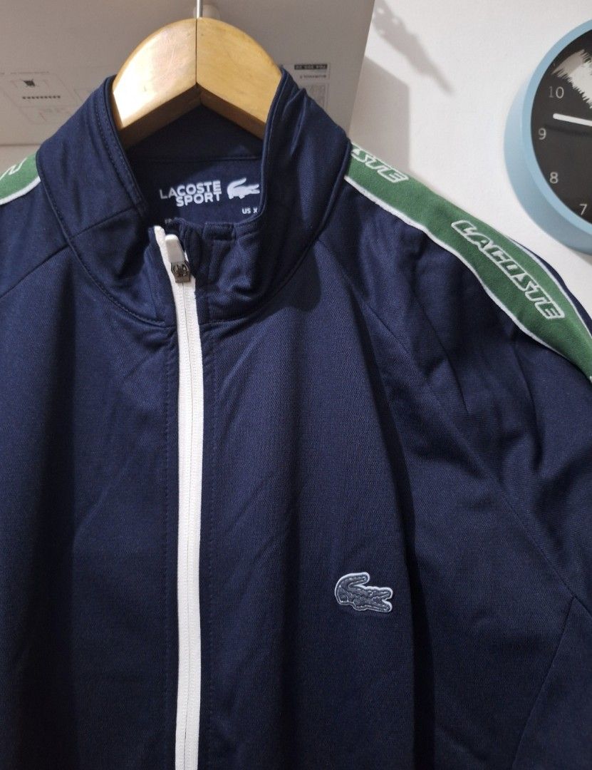 Lacoste tracksuit set (Category: Sets & Coordinates) located in Muntinlupa City. Submitted by kstefanomela14 (Listing ID 1441259647, Image 2). Description: Lacoste tracksuit terno set Jacket - 1,900 Medium - 20 x 26 Large - 21x27 Xl - 21.5 x 28 Xxl - 22.5 x 29 Pants - 1,700 : M - 29 to 32 Large - 32 to 34 XL - 33 to 35 Xxl - 35 to 38 Cod cop lalamove LBC.