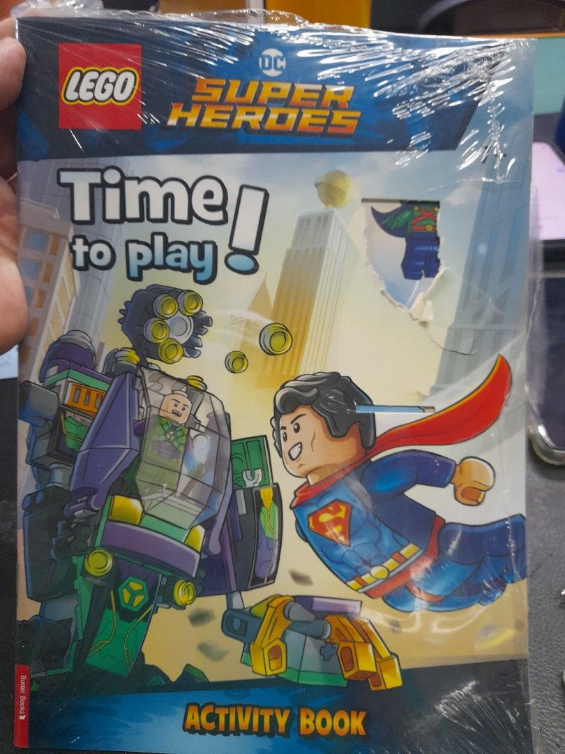 LEGO DC Super Heroes Time to Play Activity Book (Category: Children's Books) located in Pasay City. Submitted by ayin3 (Listing ID 1441183749, Image 1). Description: - LEGO DC Super Heroes activity book - Features Superman and Lex Luthor - Includes many fun tasks and puzzles - Perfect for young fans of LEGO and DC Comics - Encourages play and helps heroes!.