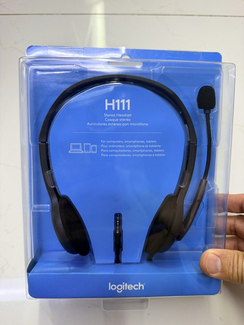 Logitech H111 Stereo Headset with Microphone471340615866798080