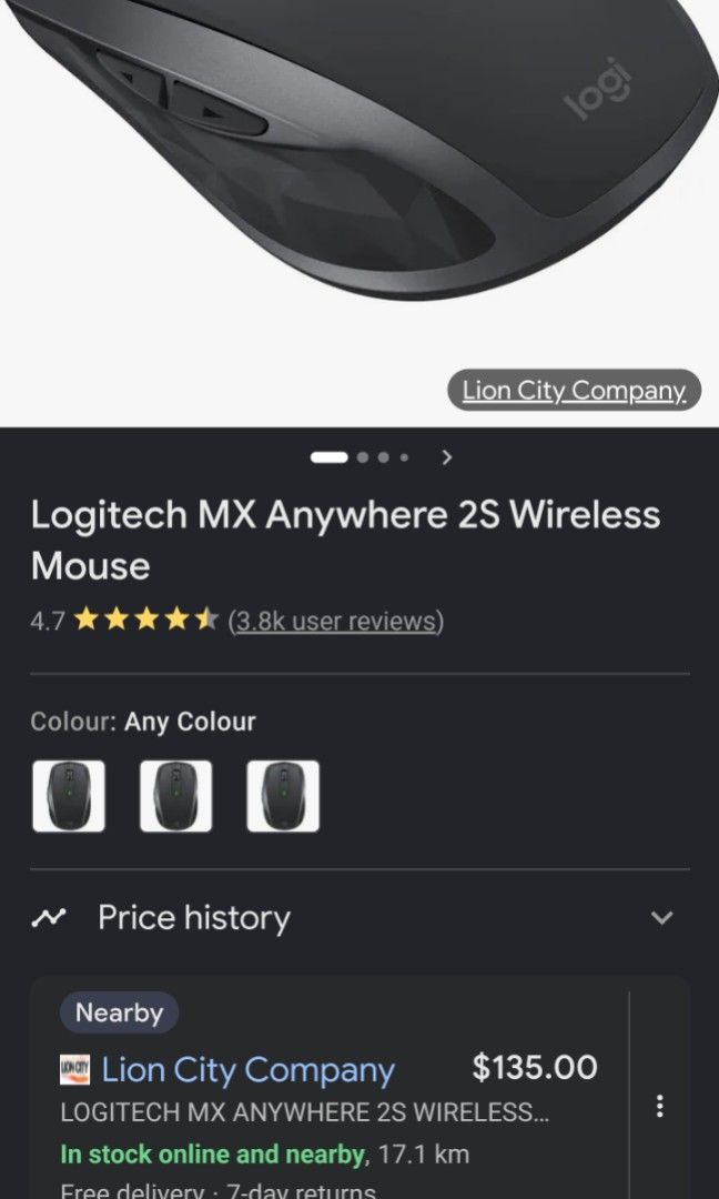 Logitech MX Anywhere 2S Bluetooth Mouse CHEAP!470148761780889601