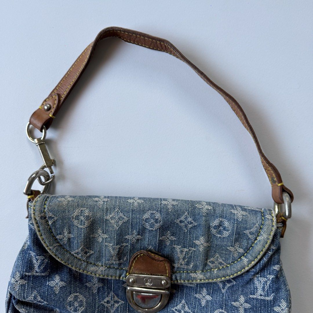 Louis vuitton monogram denim kili (Category: Luxury Bags & Wallets) located in Cavite. Submitted by kalebfindsluxs (Listing ID 1441332149, Image 3). Description: Louis vuitton monogram denim kili Good condition Sign of usage Need clean Check details - 3380 + sf Loc cavite Jnt / lalamove.