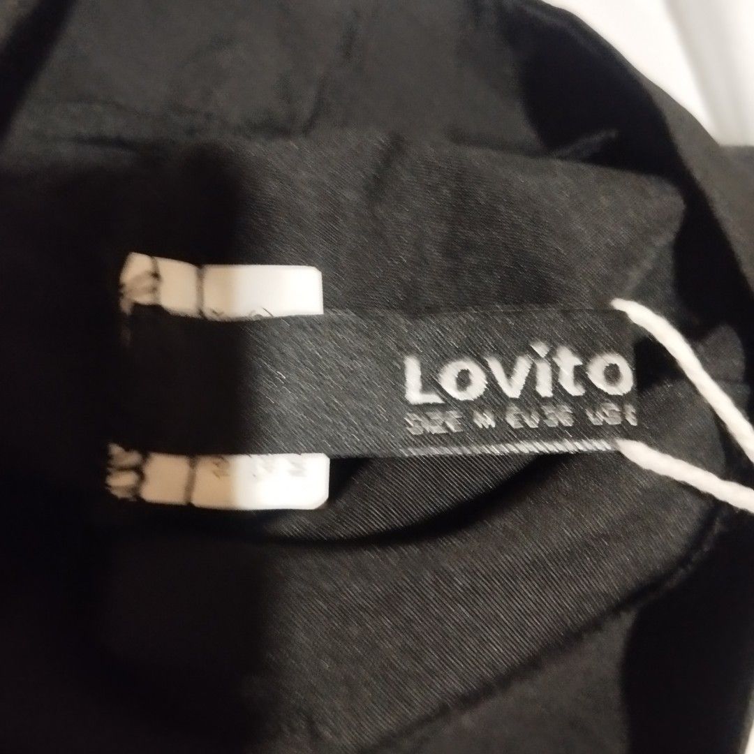 Lovito Black Wide Leg Pants Size M (Category: Other Bottoms) located in Manila. Submitted by lene48 (Listing ID 1441212416, Image 1). Description: - Brand: Lovito - Style: Wide leg pants - Color: Black - Size: Medium (M) - Material: Comfortable and flowy - Condition: Brand new with tags attached - Versatile: Great for casual or dressed-up looks28 to 29 waist .