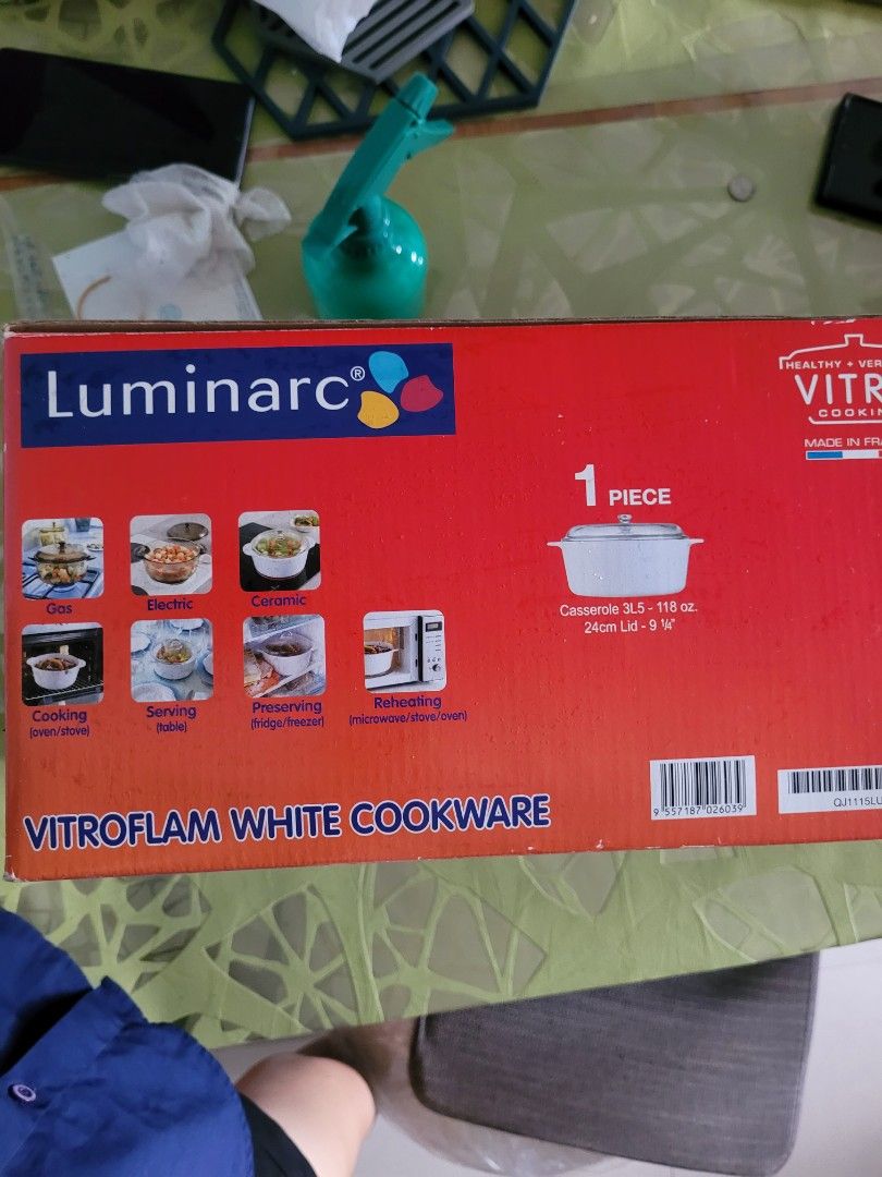 Luminarc Vitroflam White Cookware 3L469968876859576321
