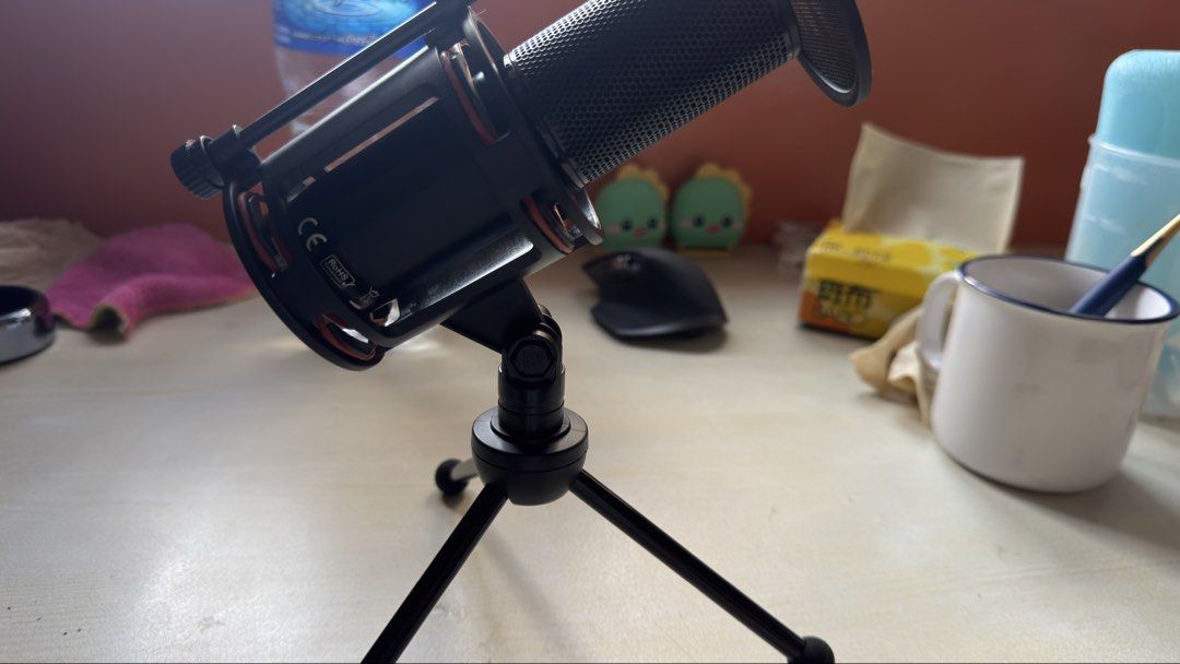Maono PM471 USB Condenser Microphone (Category: Microphones) located in Singapore. Submitted by silverbear_51e22d (Listing ID 1441259473, Image 2). Description: Selling a Maono PM471 USB condenser microphone. * Good working condition * USB plug-and-play * Mic gain knob * Cardioid pickup pattern * Suitable for Discord, gaming, streaming, Zoom, online classes and voice recording * Includes microphone, shock mount, desktop stand and USB cable (as sh