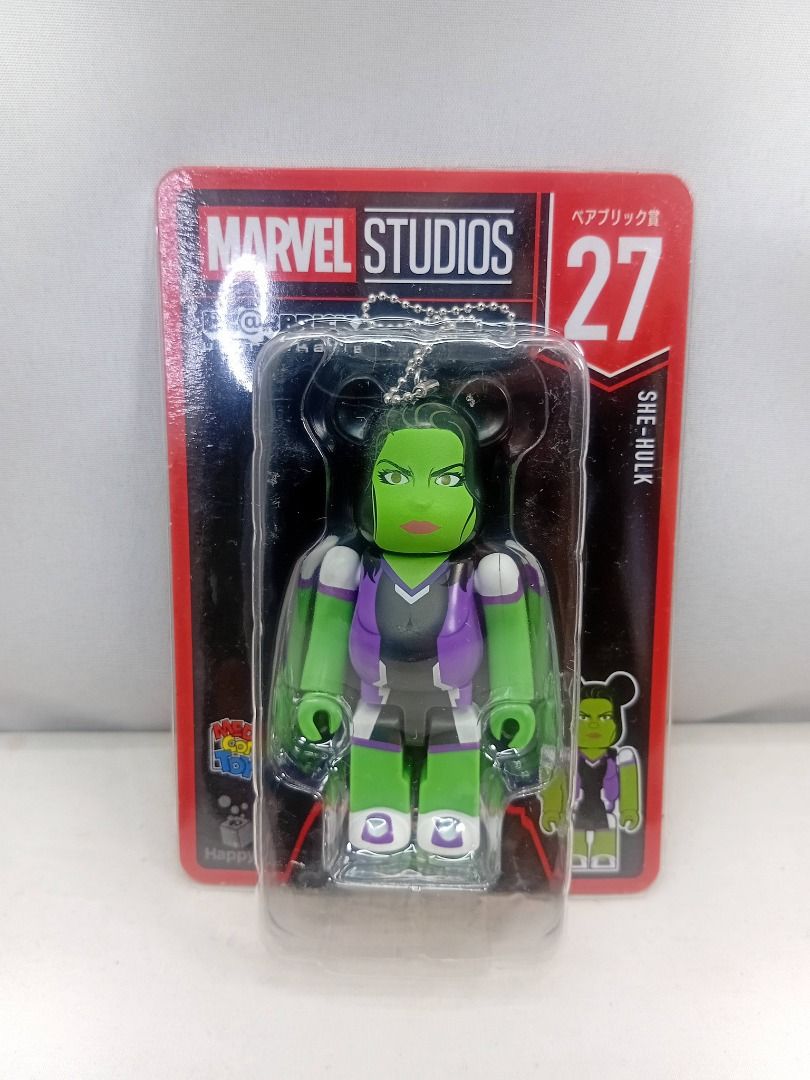 Marvel Bearbrick 100% Keychain She-Hulk Medicom Action Figure (Category: Designer & Blind Box Toys) located in Quezon City. Submitted by ToyzzKoleksyon (Listing ID 1441236270, Image 1). Description: Authentic/Branded. -Price: 250 -Condition: AS IS. Mint in box. OLD STOCK. -Issue: NONE -What you see is what you get. -Please check photos for issues. -Pm me for questions. -Location: Quezon City b147az.