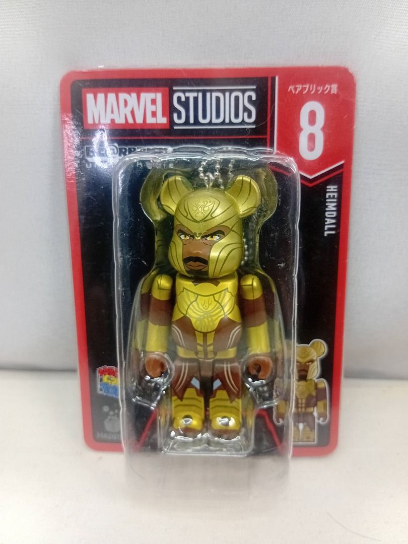 Marvel Bearbrick 100% Keychain Heimdall Medicom Action Figure (Category: Designer & Blind Box Toys) located in Quezon City. Submitted by ToyzzKoleksyon (Listing ID 1441239963, Image 1). Description: Authentic/Branded. -Price: 250 -Condition: AS IS. Mint in box. OLD STOCK. -Issue: NONE -What you see is what you get. -Please check photos for issues. -Pm me for questions. -Location: Quezon City b147.