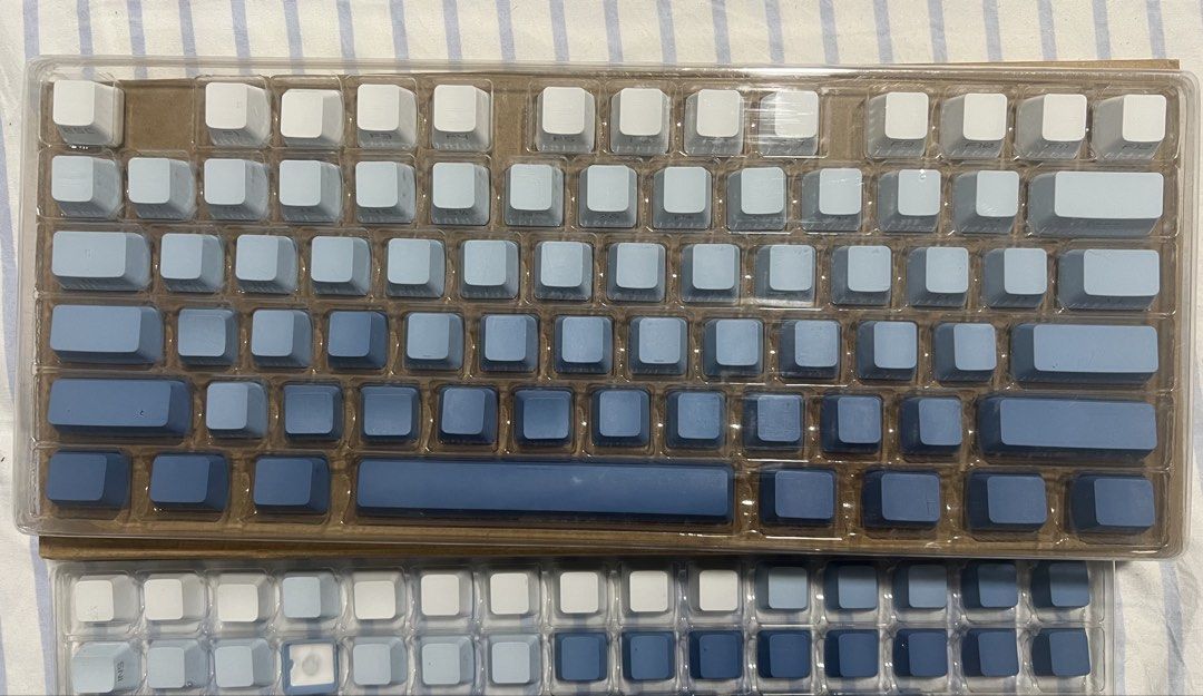 Mechanical Keyboard Keycaps Set - Blue & Pink Gradient470546995605022722
