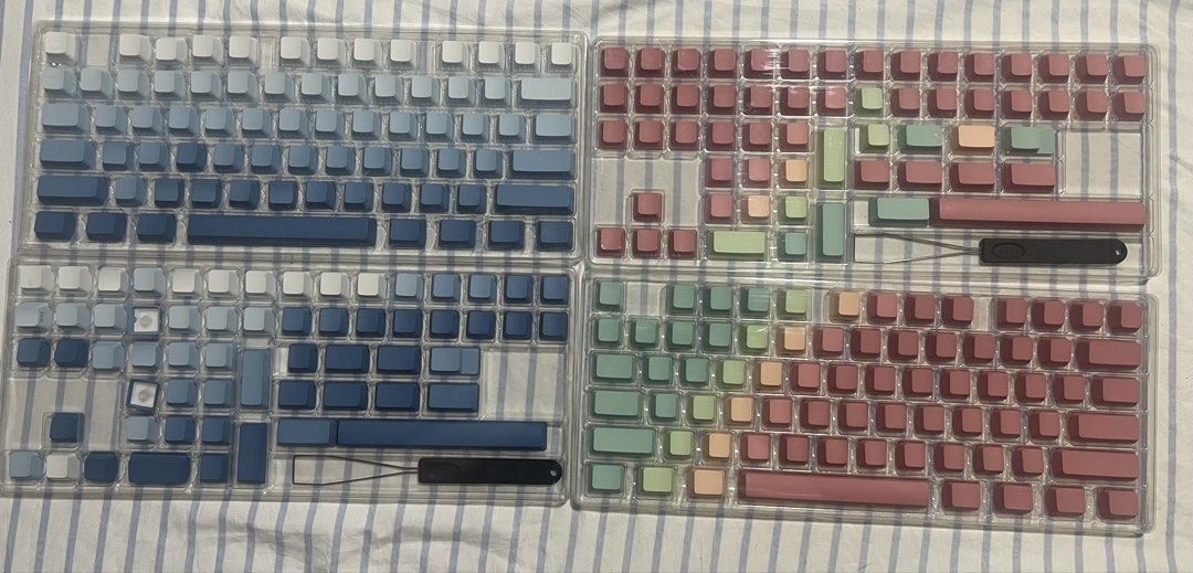 Mechanical Keyboard Keycaps Set - Blue & Pink Gradient470546995605022720