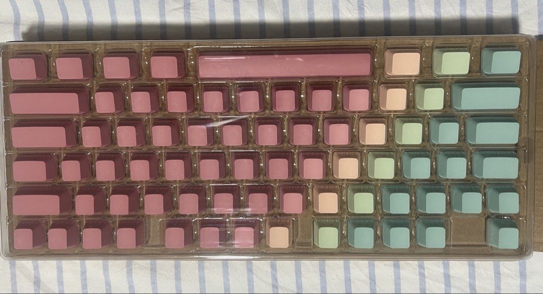 Mechanical Keyboard Keycaps Set - Blue & Pink Gradient470546995605022724