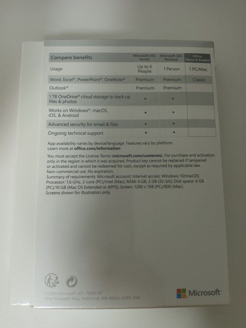 Microsoft Office Home & Student 2019 for PC/Mac470304273015121921