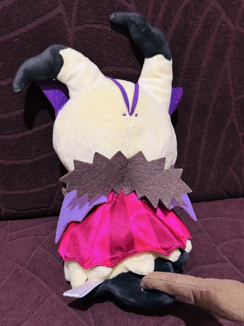 Mimikyu Pokemon Plush (Category: Plushies & Soft Toys) located in Mandaluyong City. Submitted by mikemofu (Listing ID 1441374232, Image 2). Description: Rare Halloween Time Noibat Costume Faded Pokemon Center tag.