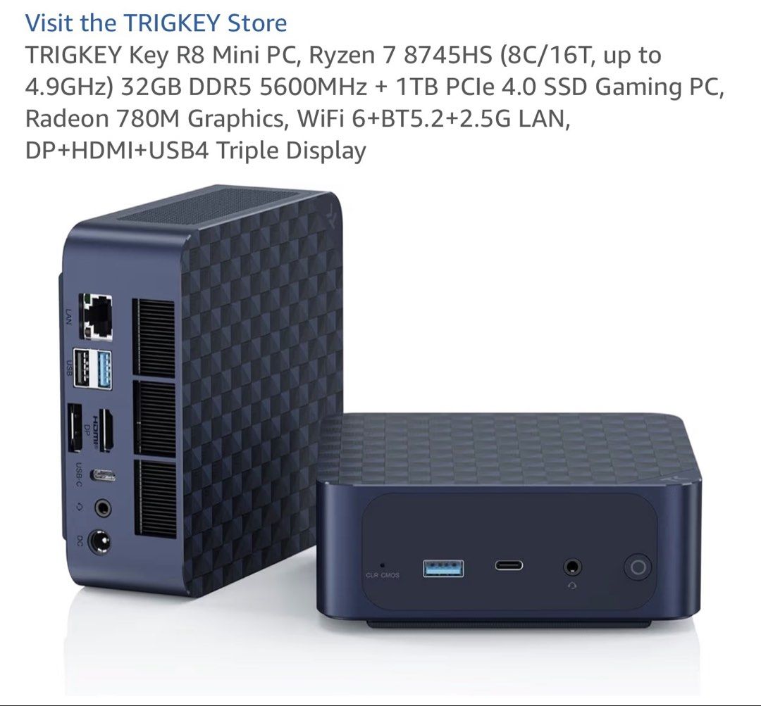 Mini PC - AMD Ryzen 7 8745HS/32GB/1TB470542478821959680
