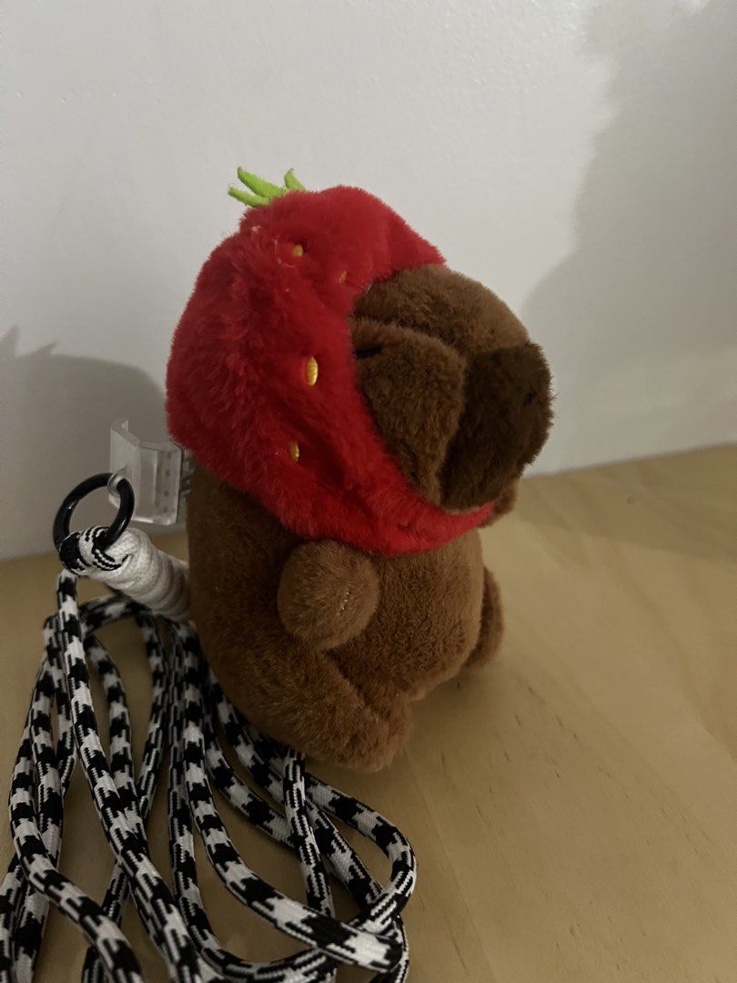 Mumuso Capybara cellphone holder w/lanyard (Category: Mounts & Holders) located in Angeles City. Submitted by bella_earth (Listing ID 1441309676, Image 2). Description: Bought it sa Mumuso store Bought it 349 pesos last week Rfs : need funds.