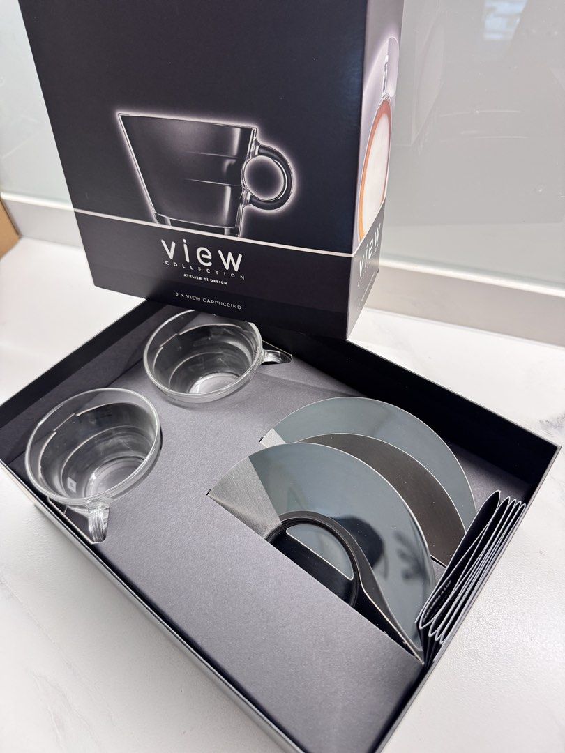 Nespresso View Collection 2x Cappuccino Cups with Saucers