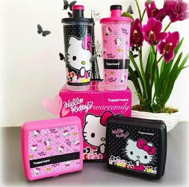 NEW Limited Edition Tupperware Hello Kitty Set470503682747944961