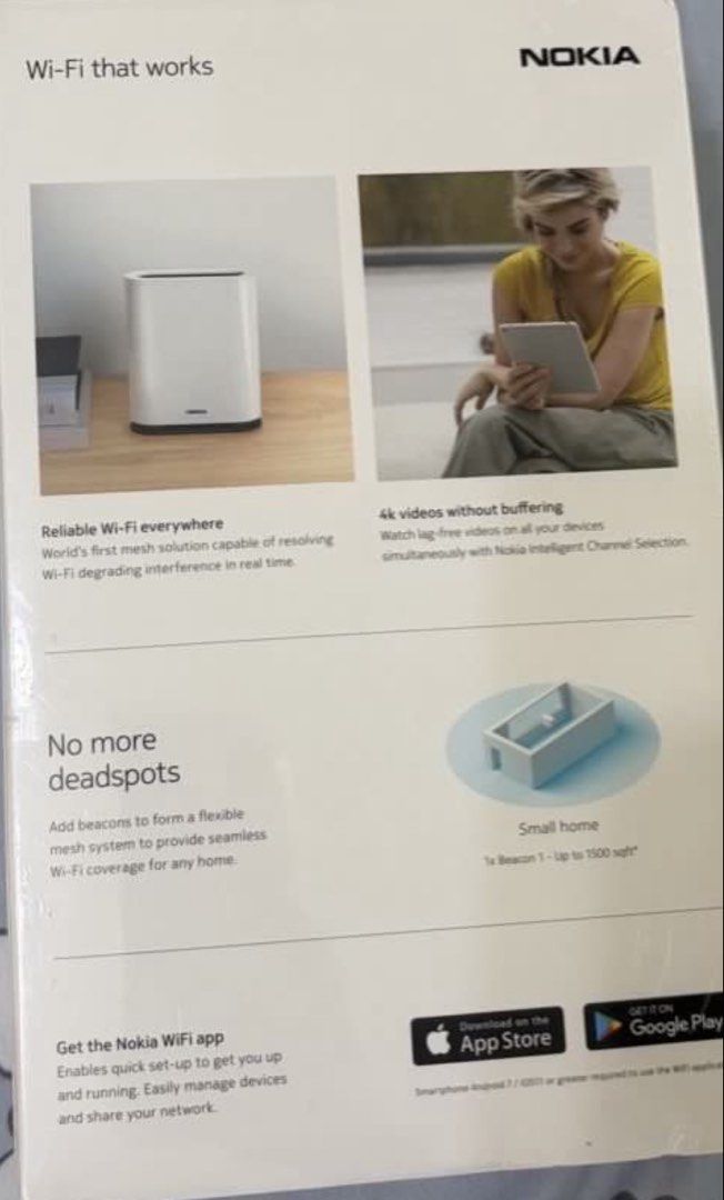 Nokia WiFi Beacon 1 Mesh System470155186856929282