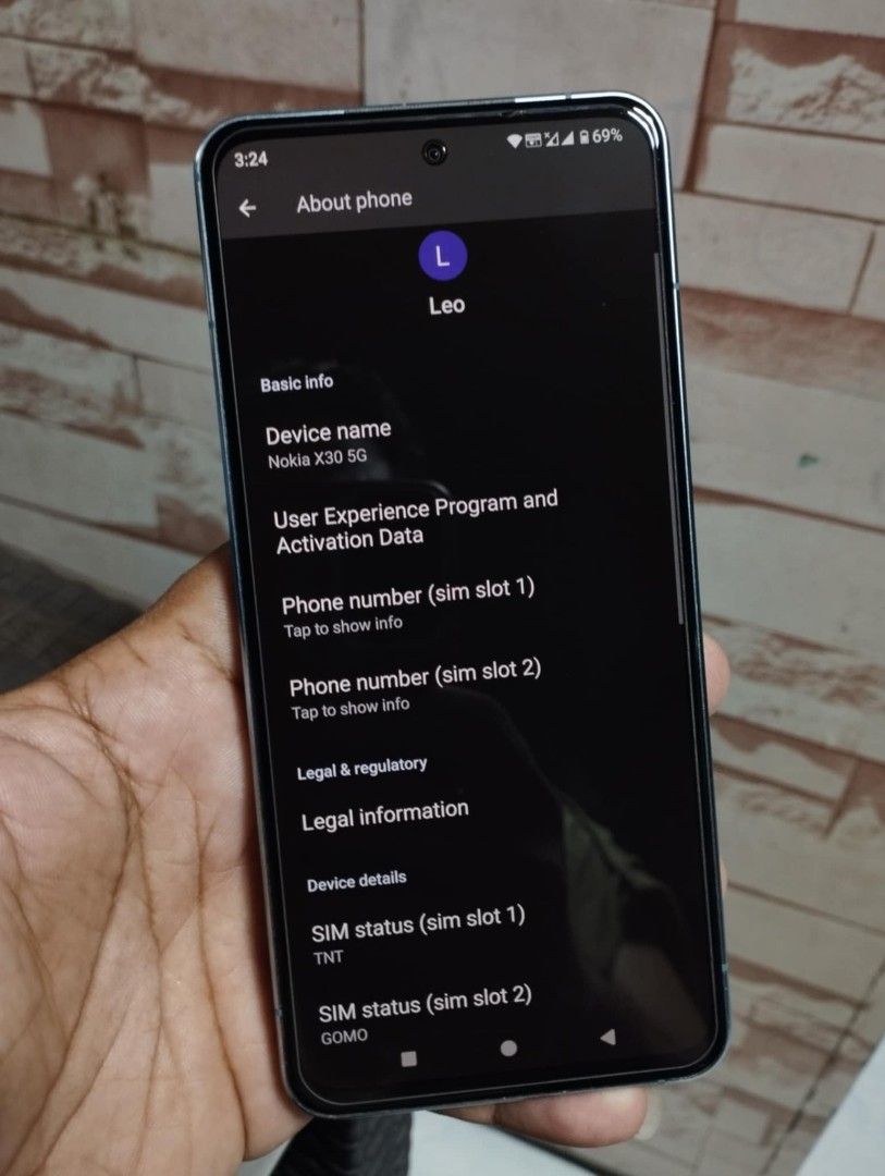 Nokia X30 5G (Category: Android Others) located in Quezon City. Submitted by leocalamaya87 (Listing ID 1441272869, Image 2). Description: NOKIA X30 5G 8GB Ram / 256GB Rom NO HISTORY OF REPAIR / NO ISSUE AMOLED 90Hz Gorilla Glass VICTUS IP 67 Water & Dust Resistance Android 14 Snapdragon 695 5G Under Screen Display Fingerprint 50MP Wide 16MP Selfie Camera Openline All Network & E-sim Capable Price 8,500 PM sa INTRISADO "Unit w/Case, Tempered & Cha