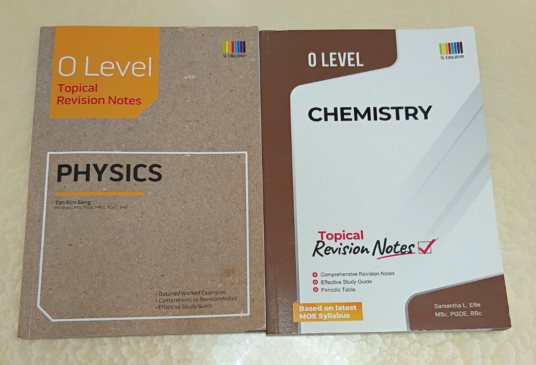O Level Topical Revision Notes Physics & Chemistry (Category: Assessment Books) located in Singapore. Submitted by mhksri (Listing ID 1441212471, Image 1). Description: - O Level Topical Revision Notes for Physics & Chemistry - Aligned with the latest MOE syllabus - Ideal for students preparing for exams - Comprehensive revision notes included - Effective study skills tips - Chemistry book includes a periodic table - Essential study guides - grab