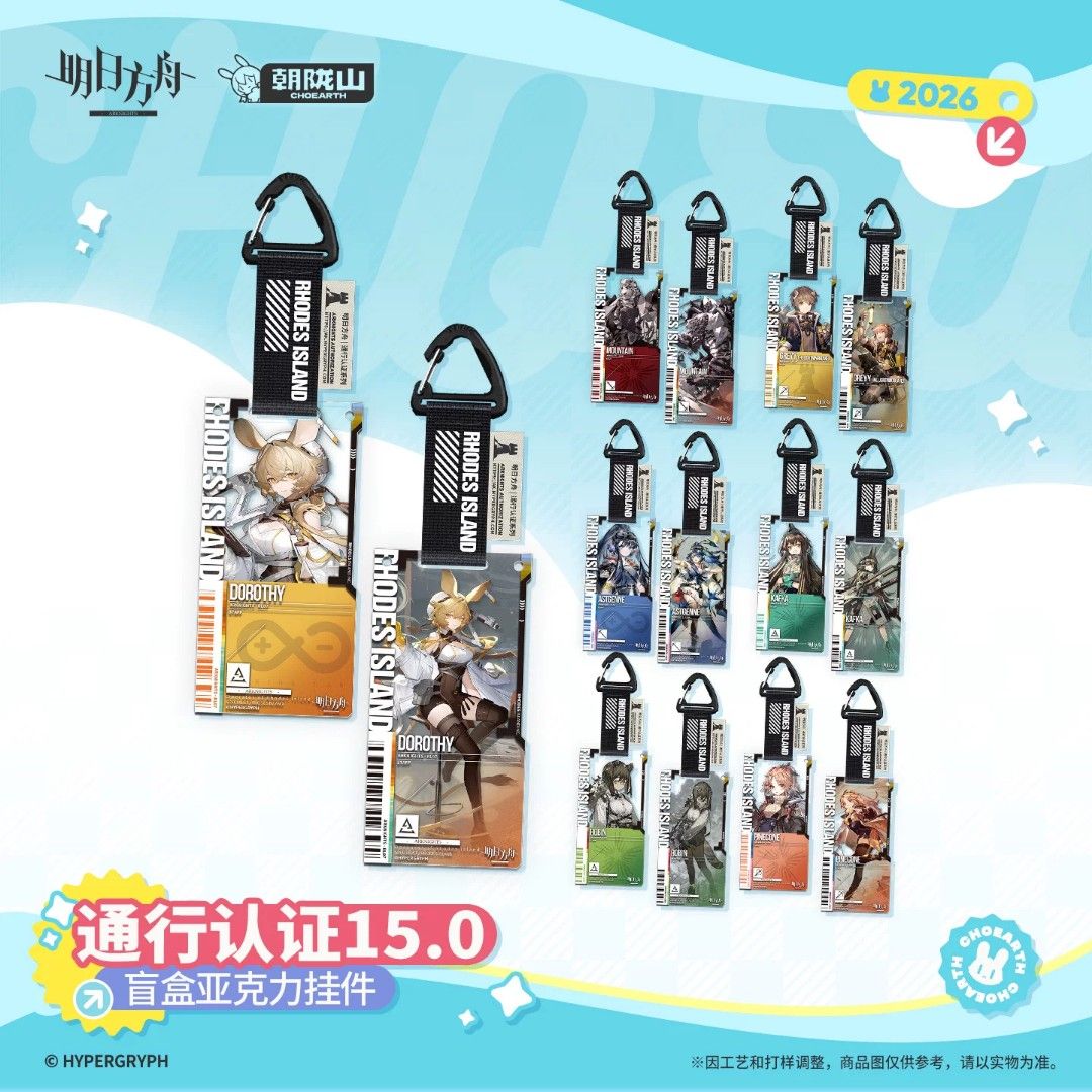 Official Arknights Acrylic Passes (Category: Character Goods) located in Mandaluyong City. Submitted by matchanoodle (Listing ID 1441300510, Image 2). Description: PRE-ORDER Official Arknights Acrylic Pass Boxes 2026 Restock Price: 300php each + ISF Deadline: June 20, 2026 (this is for pooling, each box needs 10 sure buyers to push through. E1 and E2 are separate. Getting both E1 & E2 of the same operator = autolock yours) ❌ =taken BOX 1 Saria ❌❌