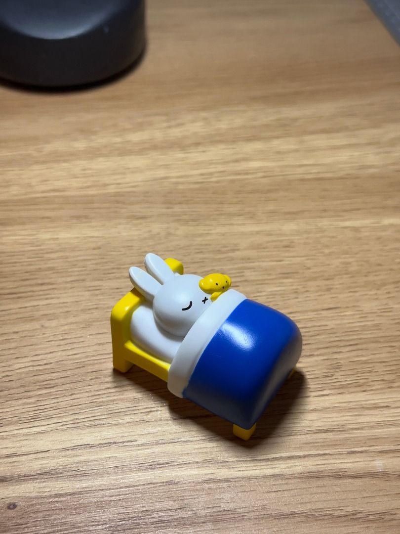 Official Miffy Sleeping Night Light Gashapon (Category: Designer & Blind Box Toys) located in Cainta. Submitted by miffysells (Listing ID 1441300033, Image 2). Description: - Official Miffy Sleeping Night Light - Authentic Gashapon collectible - Features Miffy sleeping soundly with a teddy bear - Emits a soft, warm light - Ideal as a night light or decorative item - Perfect for Miffy fans and collectors.